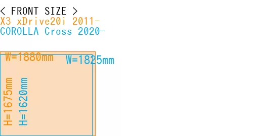 #X3 xDrive20i 2011- + COROLLA Cross 2020-